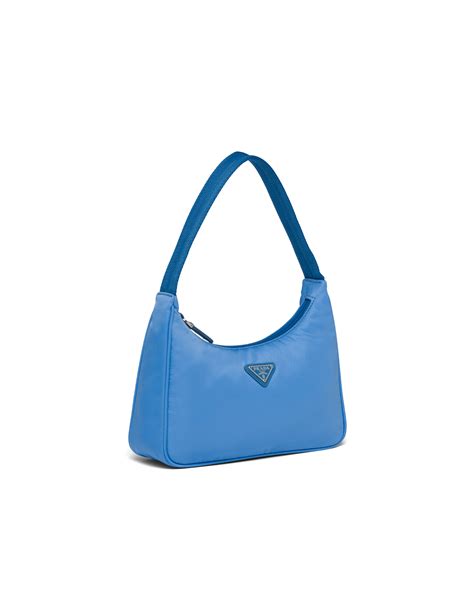 sac a main prada bleu|mini sac Prada.